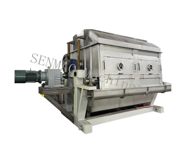 Sticky Material Drying Rotary Drum Scraper Dryer Customized