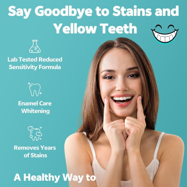 Coconut Tooth Whitening Strips Reduced Sensitivity Formula 28 Strips 14 Full Treatments