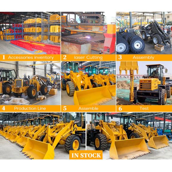 Hot Sale Four-wheel Drive Mini Backhoe Excavator Loader Small Backhoe Loader Diesel Wheel Loader for Sale