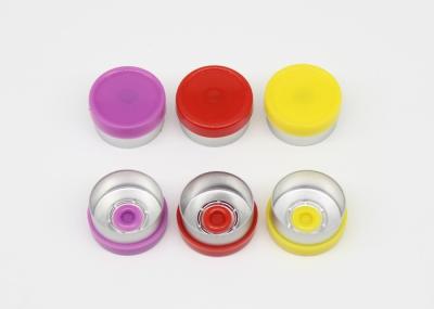 da injeção colorida lisa da flange de 13mm aleta médica do tubo de ensaio fora do tampão