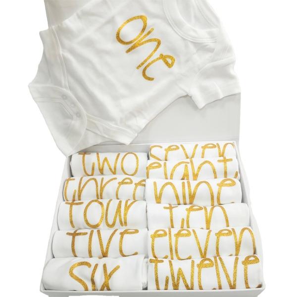 Summer Unisex 100% Cotton Round Collar Bodysuit Baby Clothes Romper with Gold