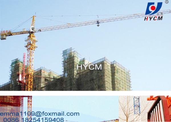 TC6020 60M Jib Topkit Tower Crane Top-slewing Type 10tons Load Capacity
