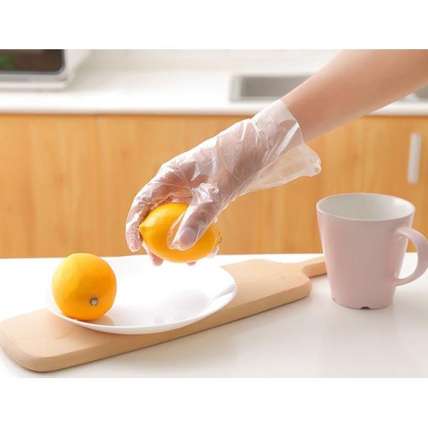 Civilian PE Personal Protective Isolation Disposable Plastic Gloves