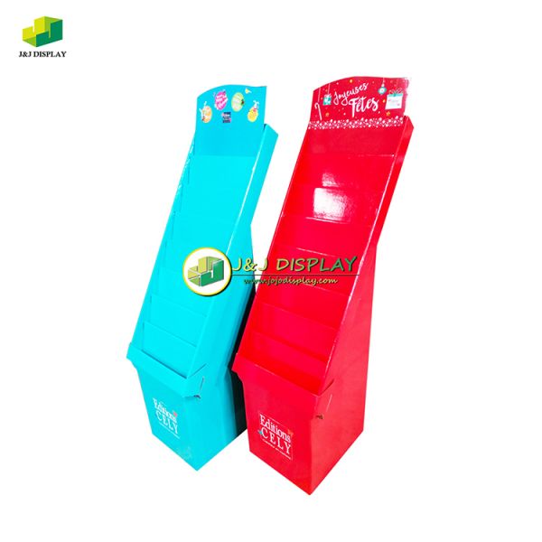 Knock Down Floor Display Stand Custom Gift Card Display Stands Lightweight