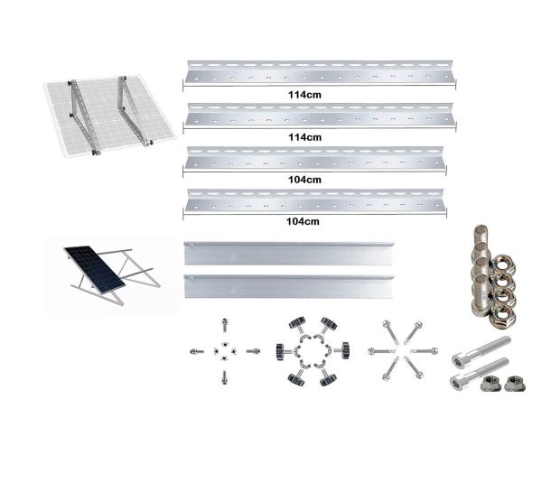 Solar Energy Adjustable Mid End Clamp for Flat Bracket Standing Ground Roof System
