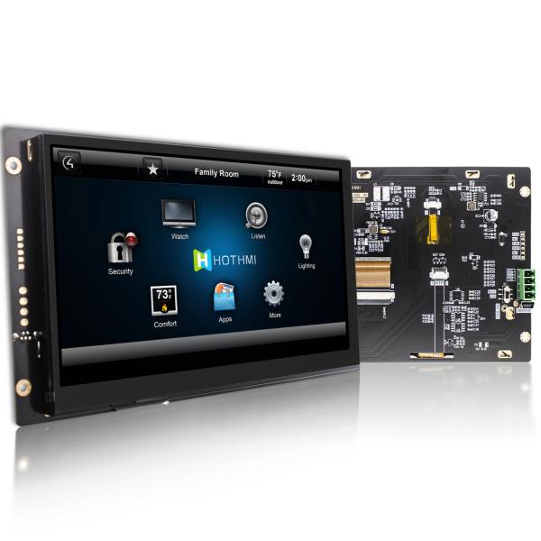 7.0 inch 800x480 UART TFT smart serial screen with capacitive touch panel