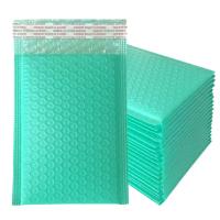 Envíos de bolsas verdes Envíos de polipropileno para joyería Resistente al desgarro para embalajes seguros de envío