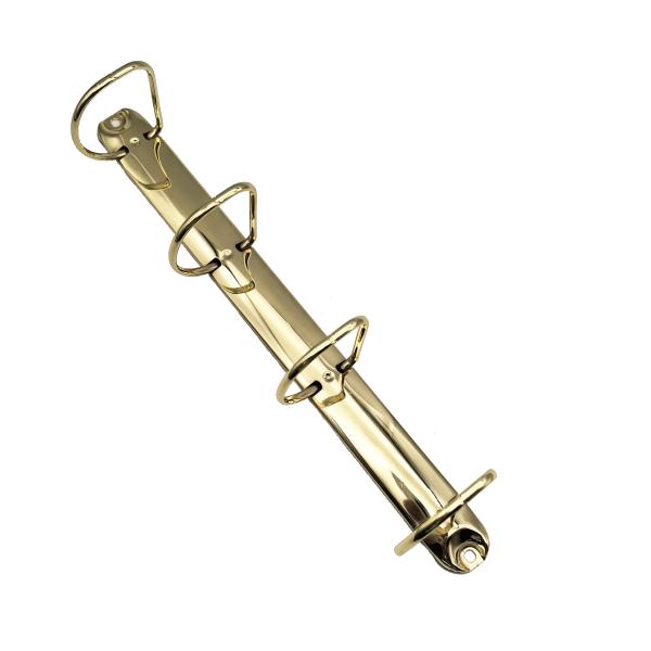 Metal D Ring Binder Mechanism 4 Ring Binder Hardware Silver / Black / Gold For File Folder
