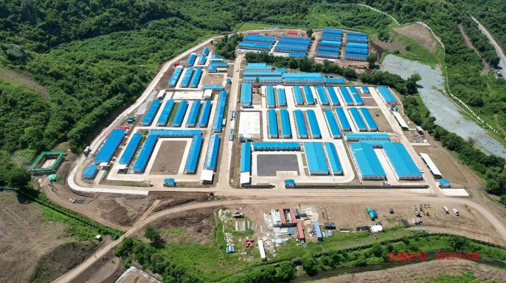K Type Steel Structure Prefab House for Worker Accommodation, Temporary Office, Dormitory and Large Scale Engineering Projects