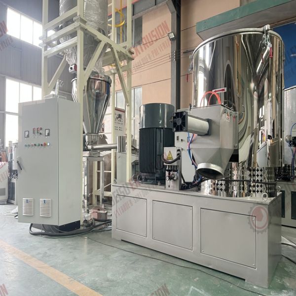 SHR-500L Plastic mineral powders heavy light calcium silica powder titanium dioxide powder mixer