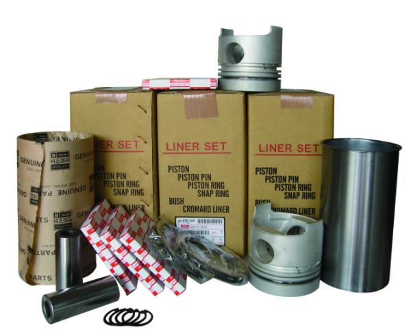 Isuzu 4jg1 Engine Liner Kit Hitachi Excavator Spare Parts Engine Cylinder Liner