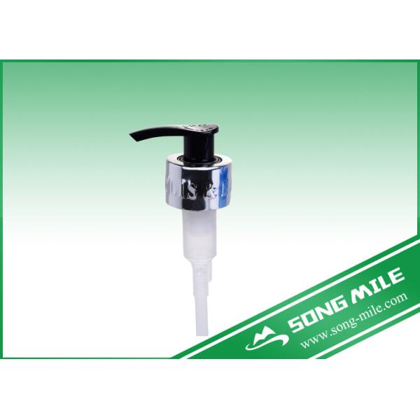 Aluminum Silver Ring with Logo on Metal Lotion Pump 24/410，28/410