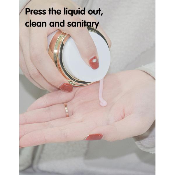 15г Безвоздушная косметическая банка Акриловый контейнер для ухода за кожей / волосами для крема гель лосьон