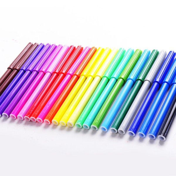 Kids Painting Set 24pcs Fibre Tip Wholesale Watercolor Markers Set