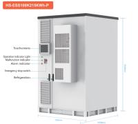 Sistema de armazenamento de energia Lifepo4 100kw/215kwh Sistema BESS