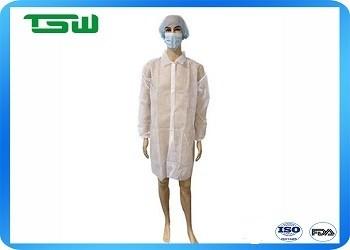 FDA Disposable Medical 35gsm Nonwoven Lab Coat