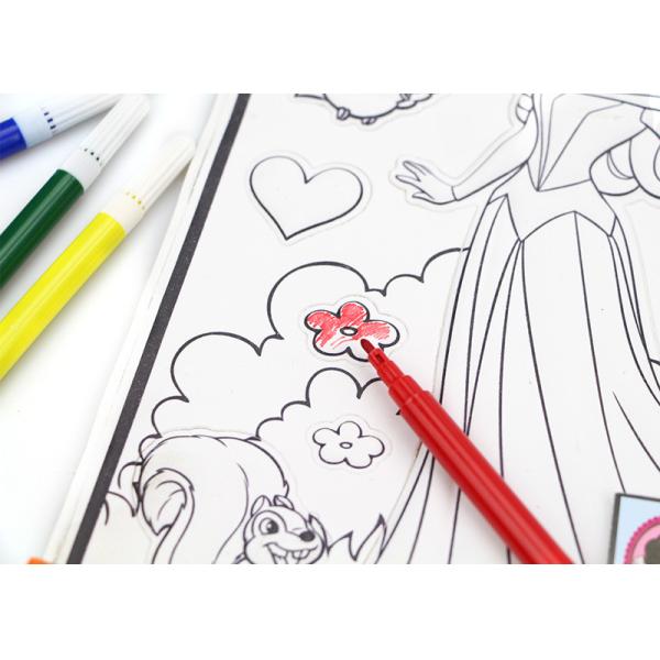 3D Embossing Activity Coloring Sticker Kids Sticker Printing For Children