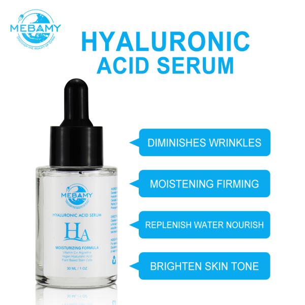 Hyaluronic Acid Hydrating Organic Face Serum Overnight Private Label
