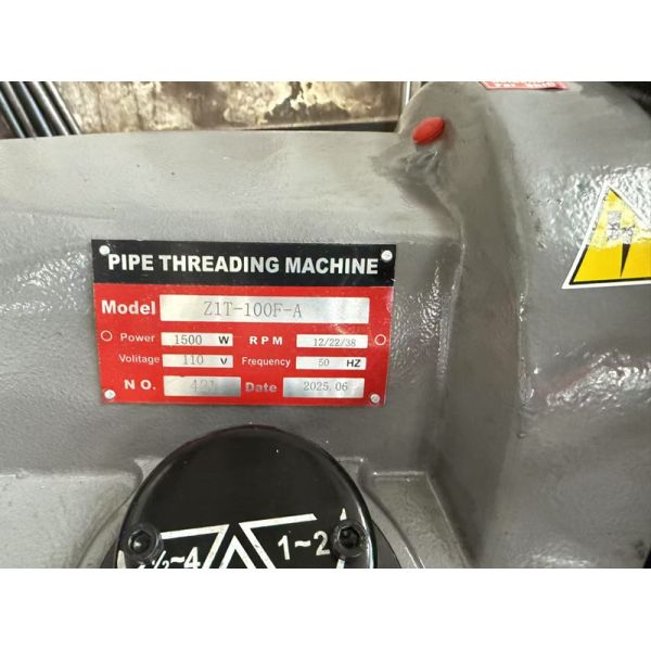 STT100F de 1/2 pouce à 4 pouces lourd et 1500w grande puissance électrique machine à filtrage de tuyaux machine de coupe à vendre