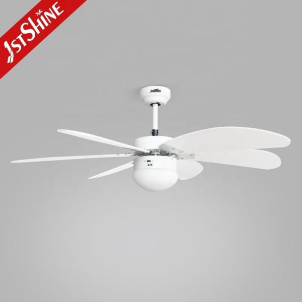 Ventilador de Techo 42 Moderno Motor AC/DC de Cobre Puro 6 Aspas MDF y Controle remoto
