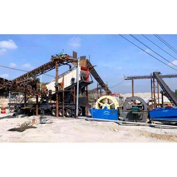 China Hot Sale MTNG400S-3 Wheel Type Mobile Crushing and Screening Station Plant Price