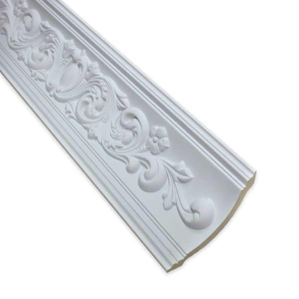 Gemei Polyurethane Foam Cornice Waterproof Eco-friendly Easy To Install Decorative Cornice for Home Decor