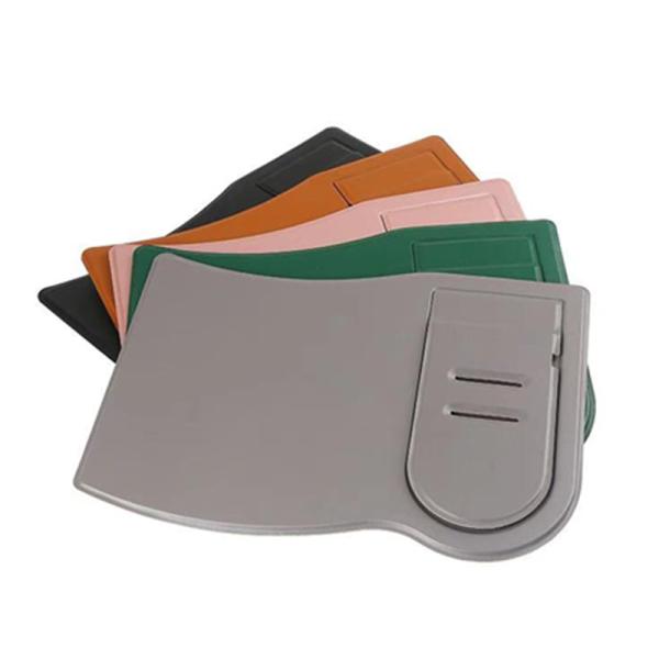 Коврик для мыши ODM водостойкий беспроводной поручая с материалом кожи держателя телефона