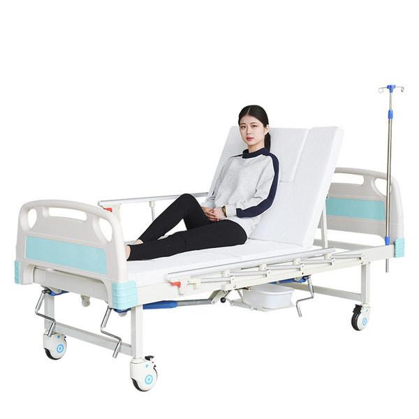 OEM Multifunctional Manual Folding Hospital Beds For Patients Non Slip patient hospital bed hospital bed with mattress