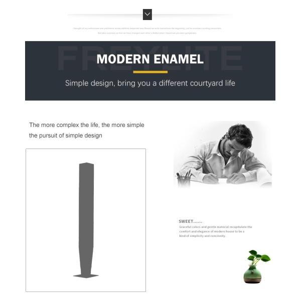 Света поляка лужайки Ип65 5В для яркости алюминиевого случая заливки формы сада высокой