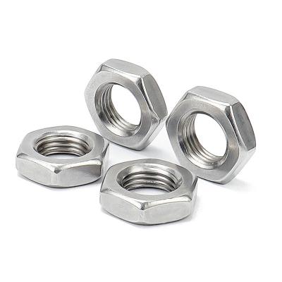 Hot Dip Galvanized 304 Stainless Steel Fine Thread Hexagonal Nut DIN439