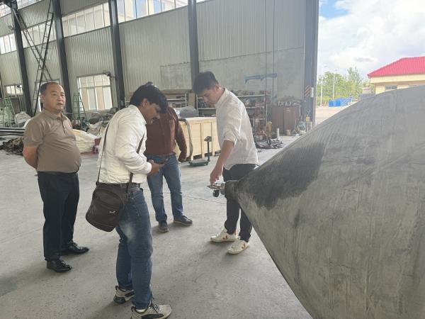 Airbags de lançamento de navios de borracha natural para marinheiros