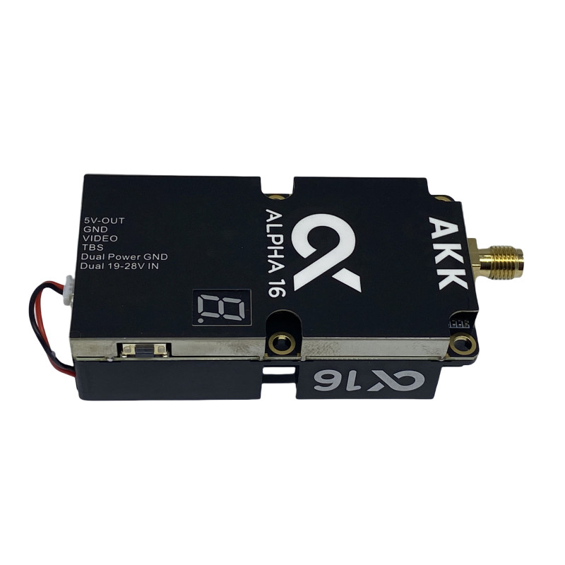 AKK Alpha16 Беспроводной видеопередатчик 5.8G 16W FPV VTX 96CH для передачи изображения с RC дрона