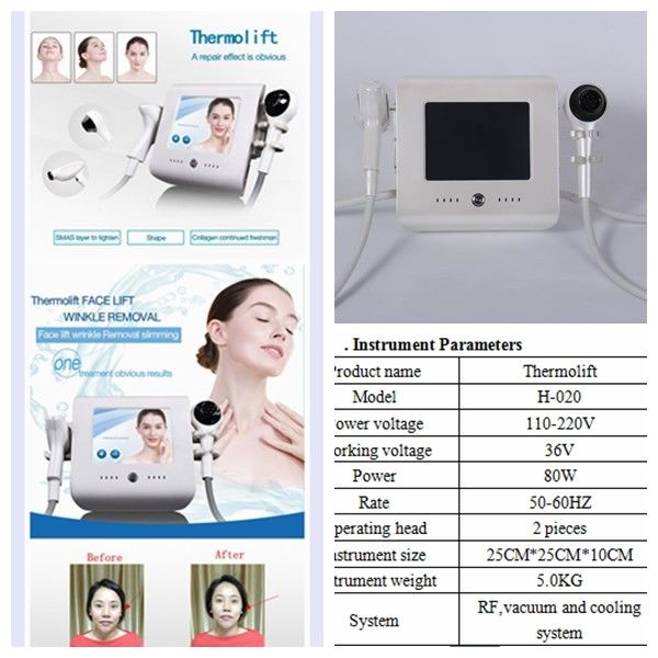 80w Sgs And Ce 2 In 1 Thermolift Vacuum Slimming Machine