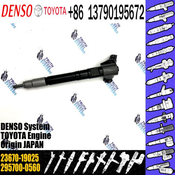 Common rail fuel injector 23670-0E020 295700-0560 23670-11020 23670-09430 23670-19025