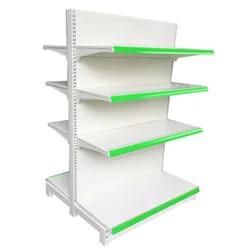 4 camadas de display do supermercado Regal de prateleira ajustável Altura Removível