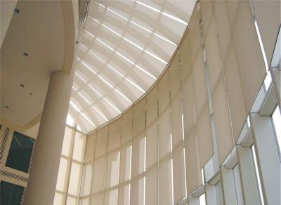 Sistema constructivo arquitectónico de la sombra de las persianas eléctricas internas comerciales largas