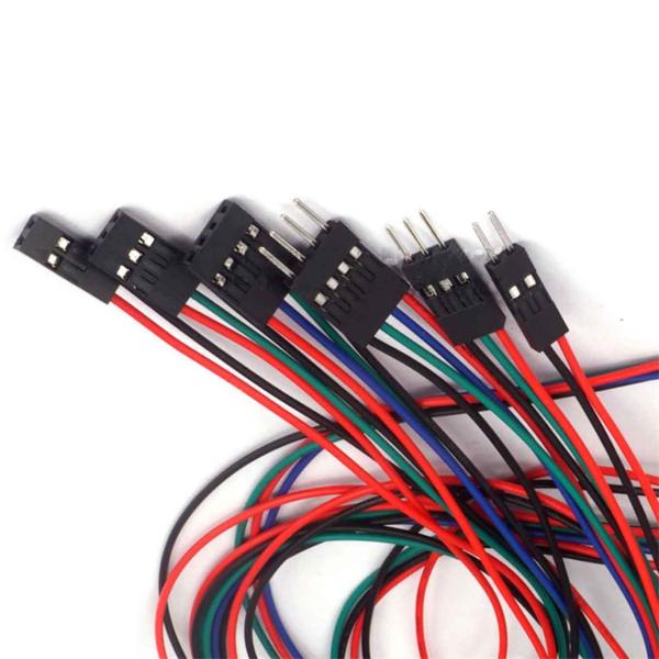 2pin 3pin 70cm Male And Female Dupont Jumper Cable Red Green blue