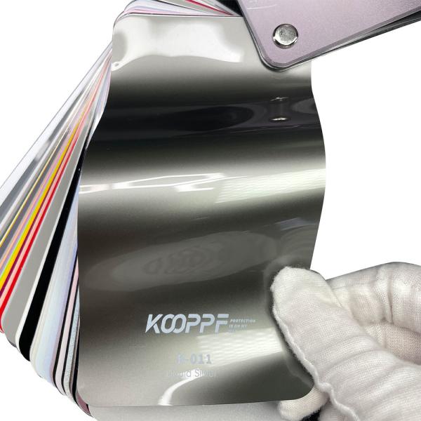 Liquid Silver Colour Changing Vinyl Wrap 7.5mil Thickness TPU PPF Film K-011