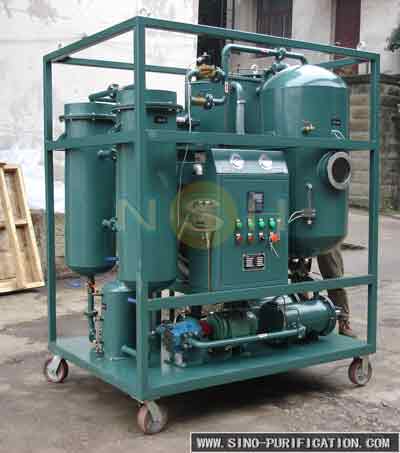 Dehydration Turbine Vacuum Oil Purifier 18000L/H 18kW