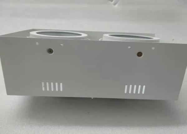 Two Head Trimless Max 2 * 75w G53 IP20 LED Recessed Downlight / Hotel LED Down Lamp