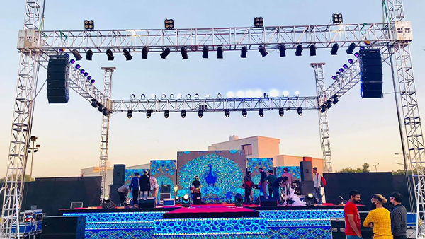 Waterproof Giant P3 Stage Led Video Wall Panel Screen For Concert P3.91