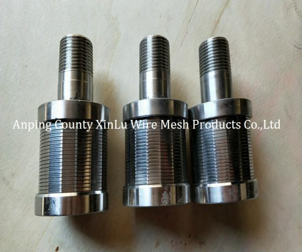Fácil Instalação Hastelloy C Wire Wrapped Screen Nozzle para duplex de aço inoxidável 2205 Johnson Filter Nozzle
