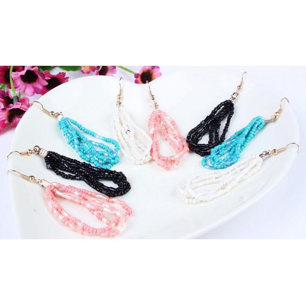 Bohemian aesthetic layering beads Necklace Set