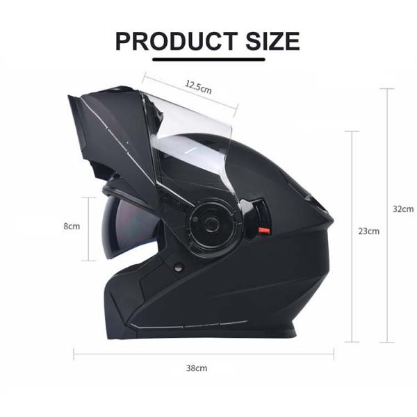 Custom ABS DOT Approved Modular Helmet for Motorcycle Anti-Collision and Breathable
