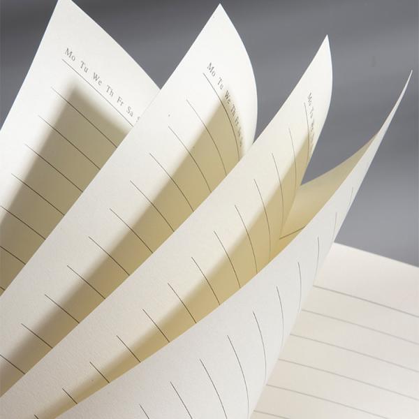 Настраиваемый логотип бумажного бизнеса Печатный мягкий черный ПУ планер А5 кожаные ноутбуки