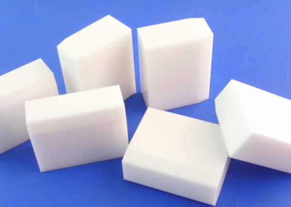 High Temperature Resistance 99 Alumina Ceramic Tile / Block / Brick Machinable