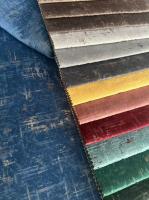 Luxury Foil Print Fabric Bronzed Pattern Shrink Resistant For Home
