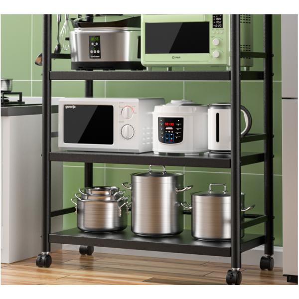 Five Tier Steel Kitchen Basket Rack