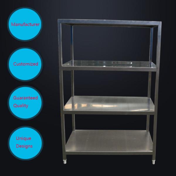 Rack Multifunctional Stainless Steel Display Stand Large Capacity and Heavy Duty Storage