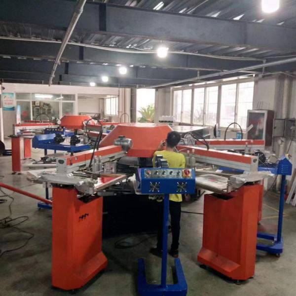 4 color rotary Textile Printing Machine digital cloth screen printing machine
